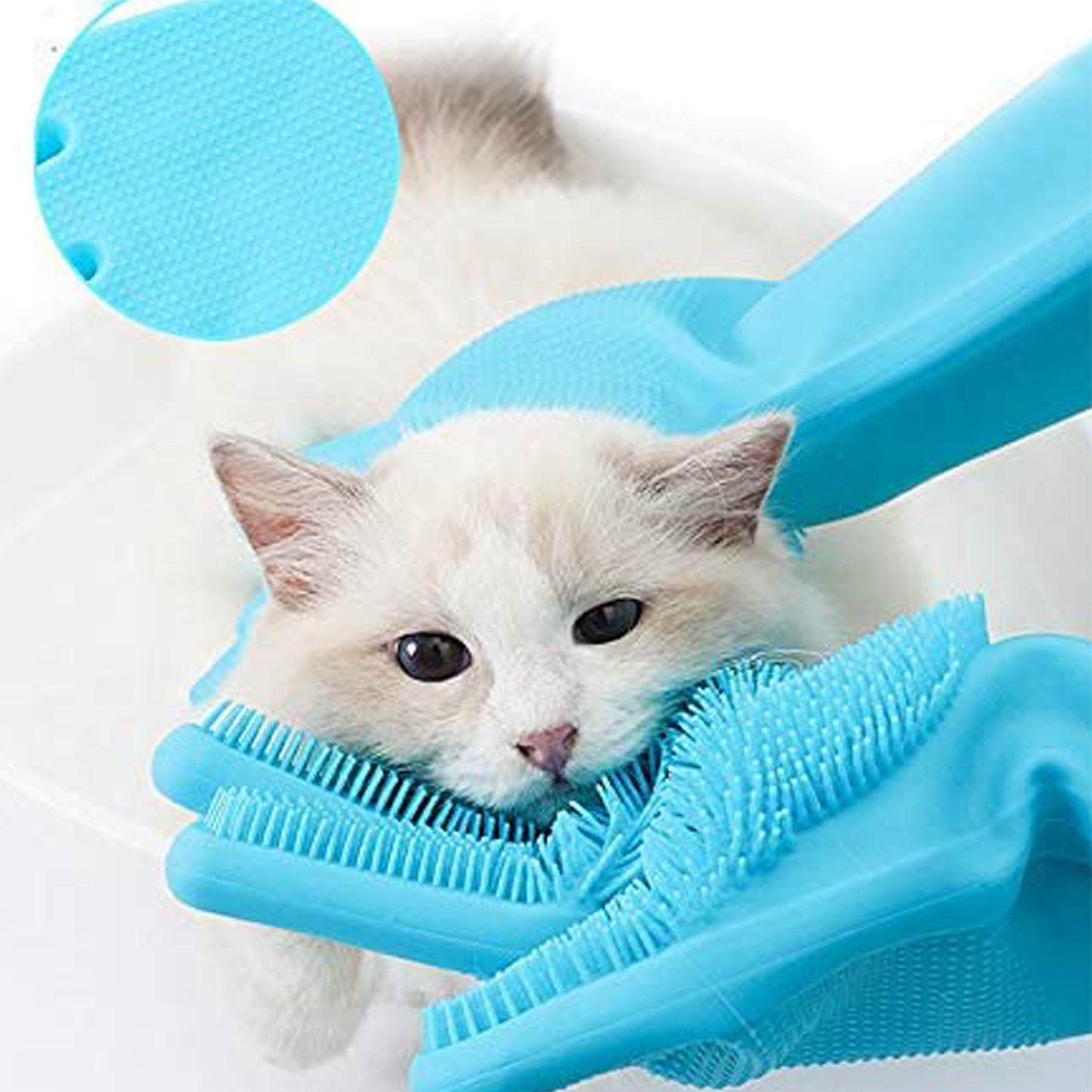 Pet Republique Grooming Gloves for Deshedding & Bathing